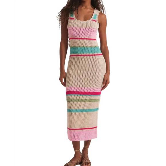 Z SUPPLY Dresses & Skirts - NEW Z SUPPLY ibiza stripe sweater dress in natural